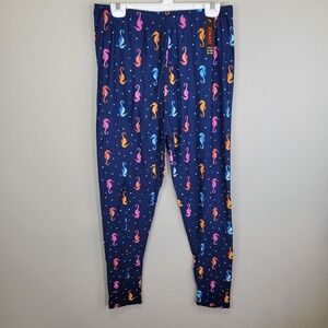 Zinati Colorful‎ Seahorse Print Polyester Spandex Ankle Leggings Size 3XL/5XL